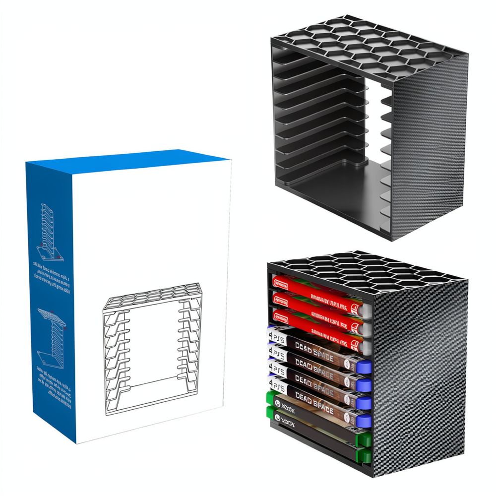 Game Card Storage Tower For Fo - огляд і ціна Gaming Console Display Case