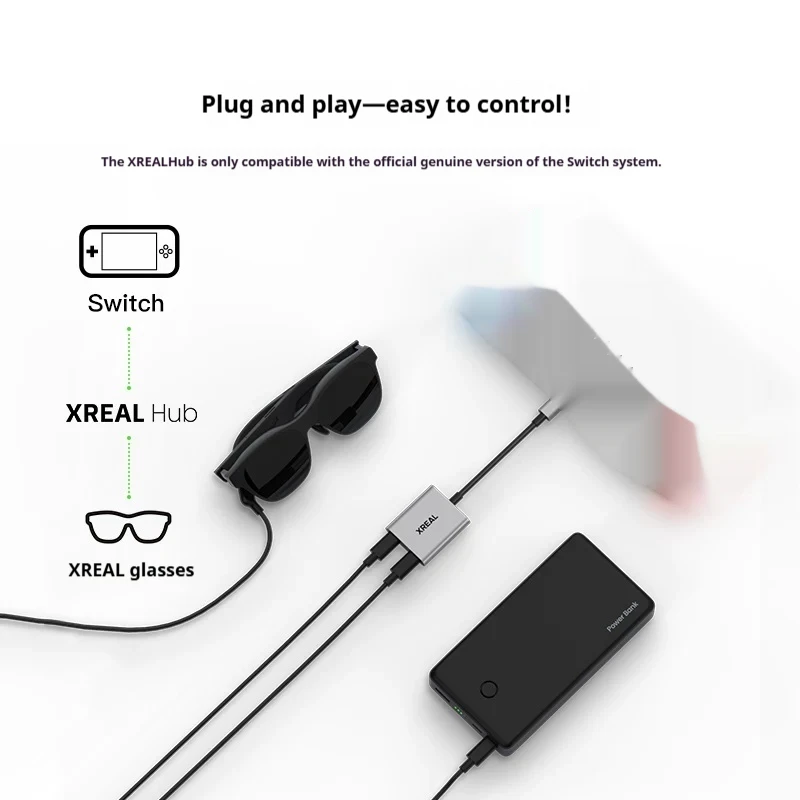 XREAL Hub USB-C Adapter for AR - огляд і ціна Gaming Console Rog Ally