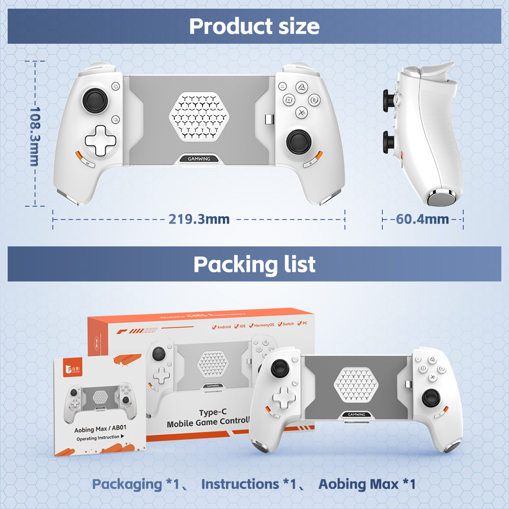 Original Gamwing Aobing Max Ty - огляд і ціна Gaming Console For Phone
